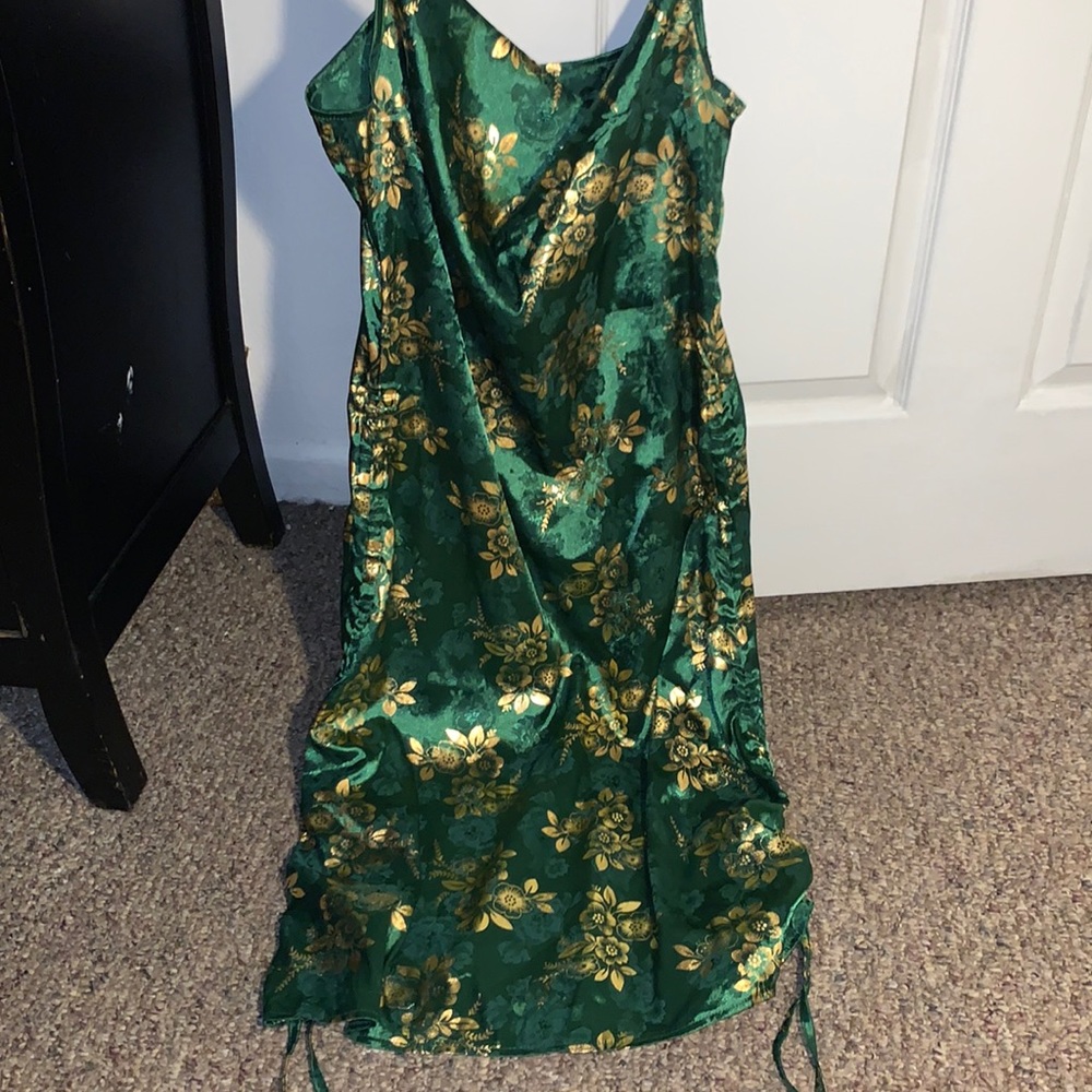 silky dress